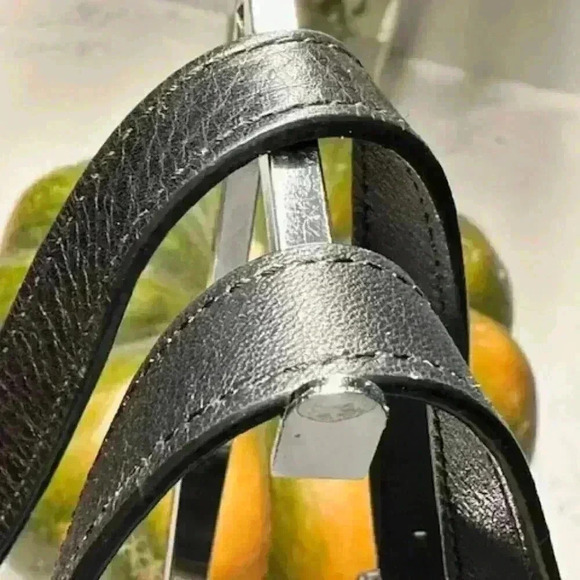 Coach Gallery East West Leather Tote Shoulder Bag Black - Picture 9 of 15